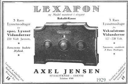 Lexafon 4 r&oslash;rs Lysnetmodtager-annonce