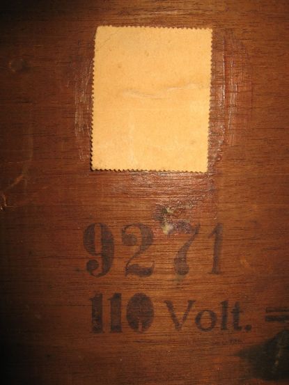 Audiola 3 Lamper Radio 110 Volt == stempel