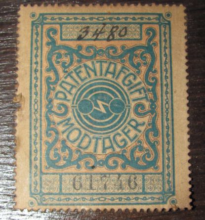 TOGAFON - B  2 Lamper Radiomodtager stembel