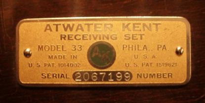AtwaterKentModel33