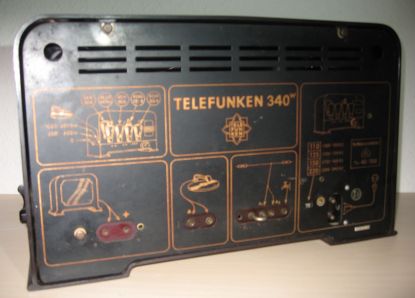 Telefunken 340W bagside