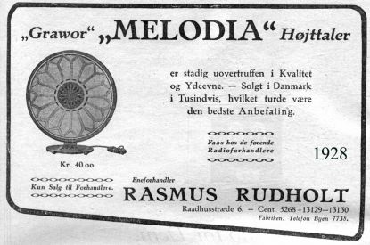 Grawor Melodia Cone speaker-Annonce