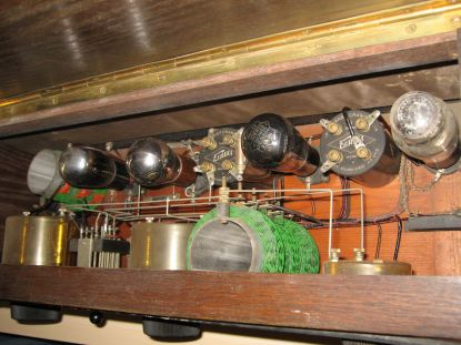 Nilh&oslash;g Triodyn 4 Lamper Radiomodtager inside