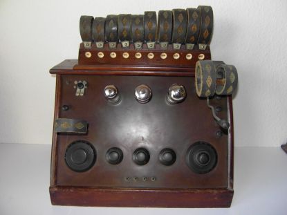 3 Lamper Pult Radiomodtager-udv. Spoler-R&oslash;r-Front