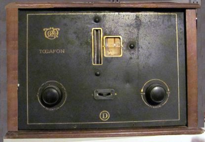 Togafon Radio fjernmodtager m sk&aelig;rmgitterr&oslash;r front